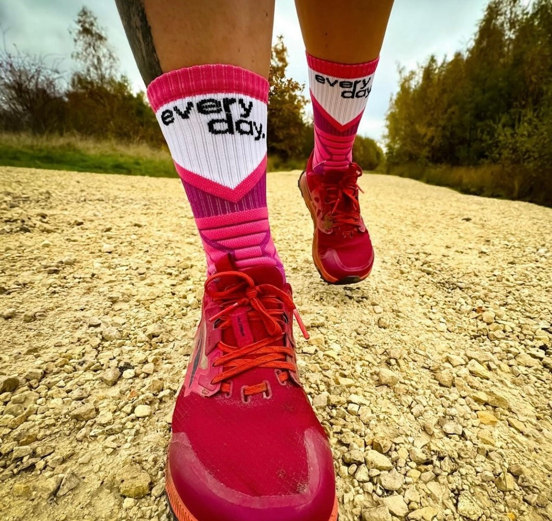 Elite Running Sock - Vivid Pink