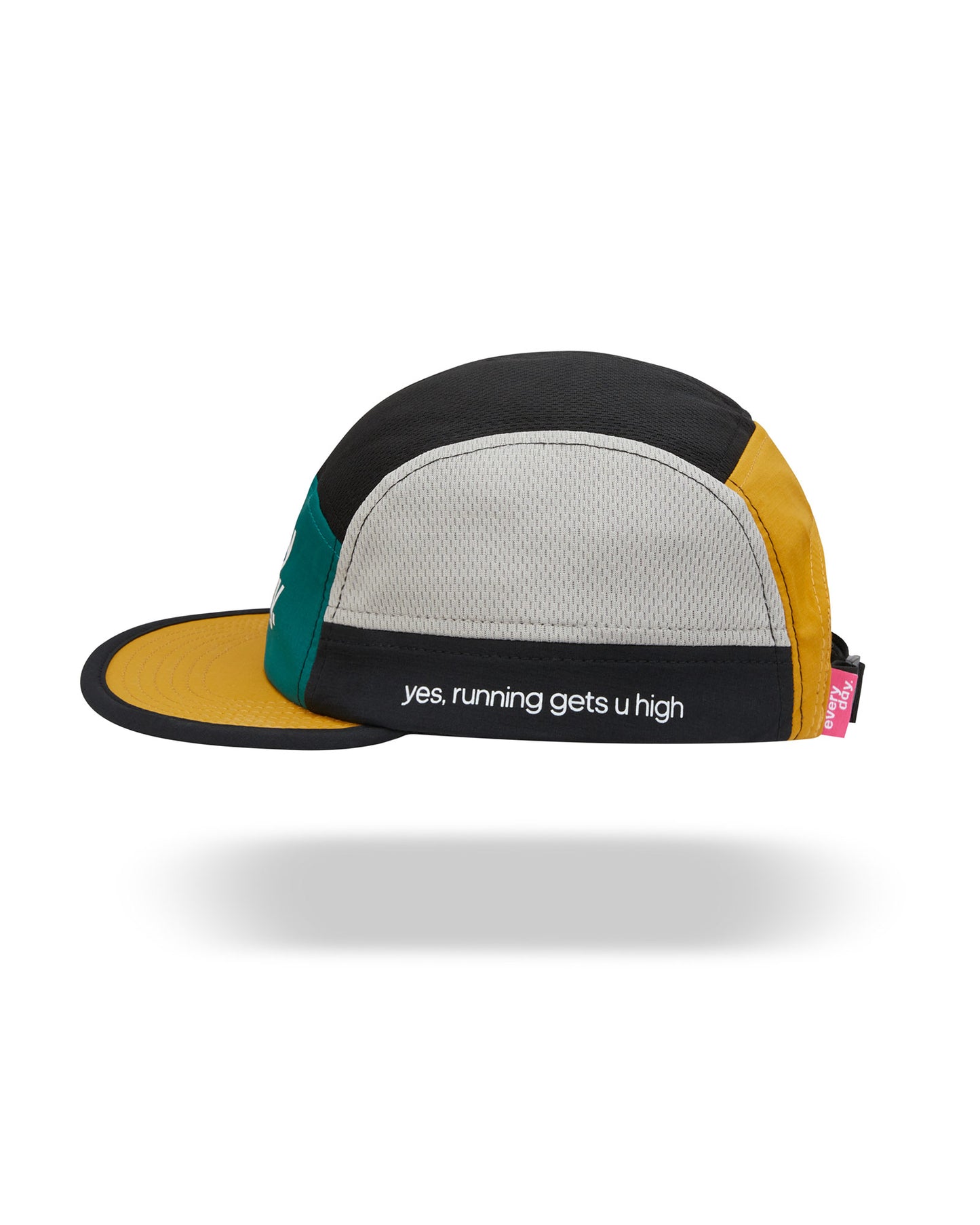 Classic Running Cap - Green Trees / Mustard
