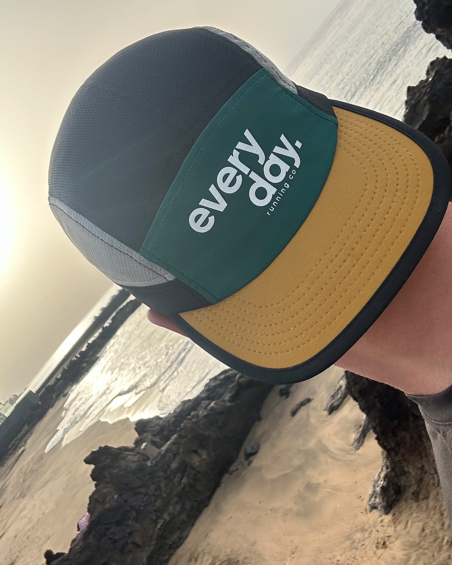 Classic Running Cap - Green Trees / Mustard