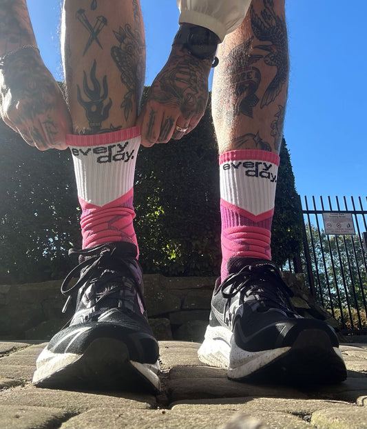 Elite Running Sock - Vivid Pink