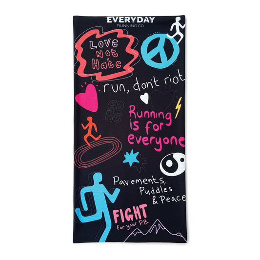 Peace Running Neck Gaiter