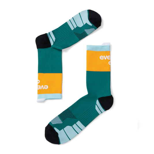 Running Sock - Green Trees / Amber