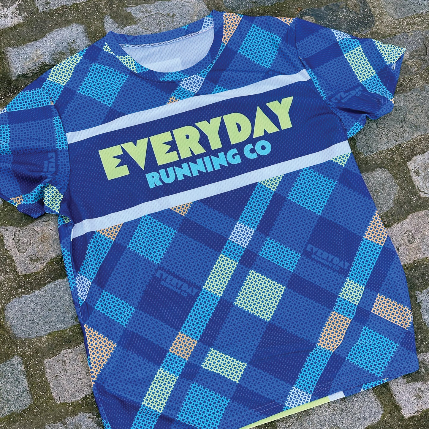 Plaid Running T-shirt
